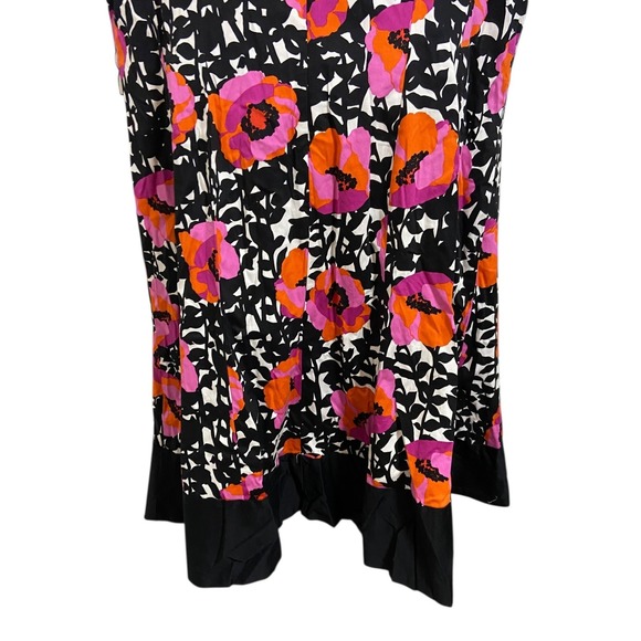 Jones Studio Floral Print Sleeveless V Neck Midi Dress Elegant Feminine Size 20W - Picture 11 of 11